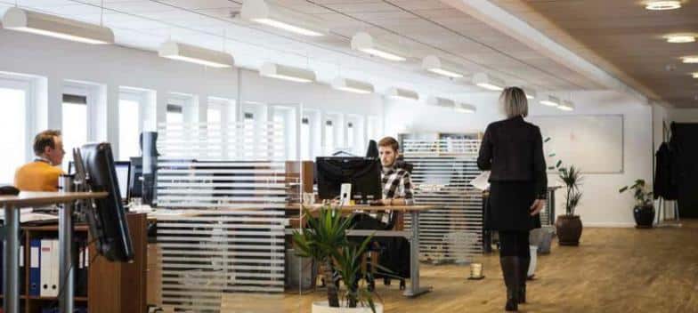 Modernes Büro mit Unternehmenskultur